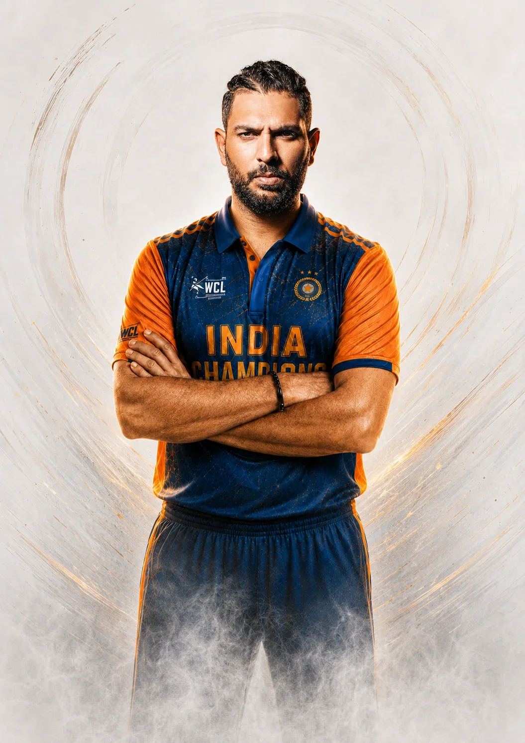 Yuvraj Singh in India Champions jersey